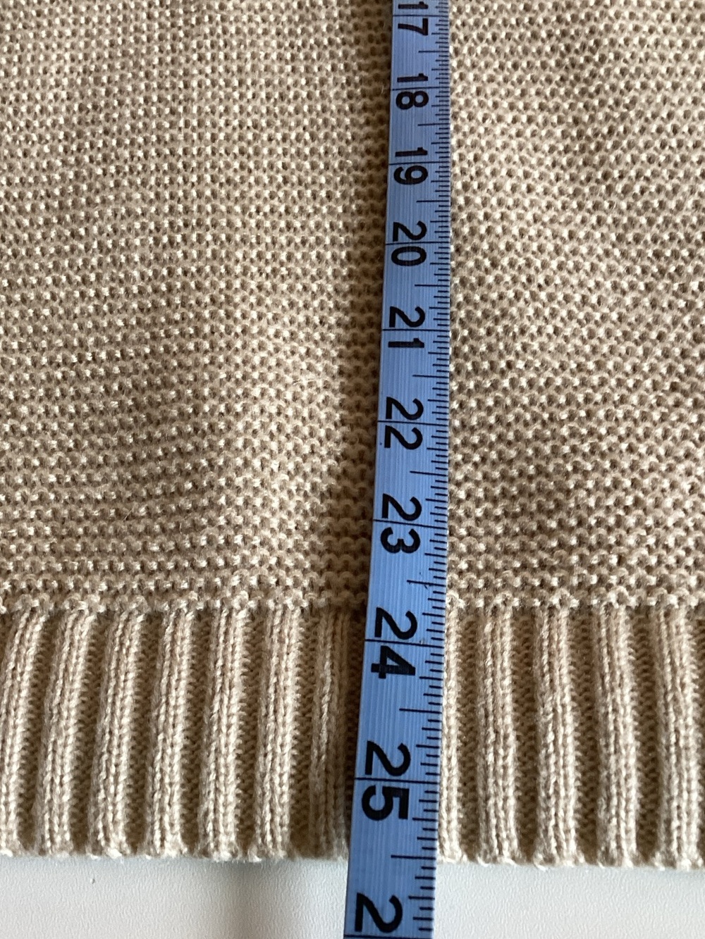 Textured Cream Turtleneck Sweater - Relaxed Fit Lg - Picture 4 of 6